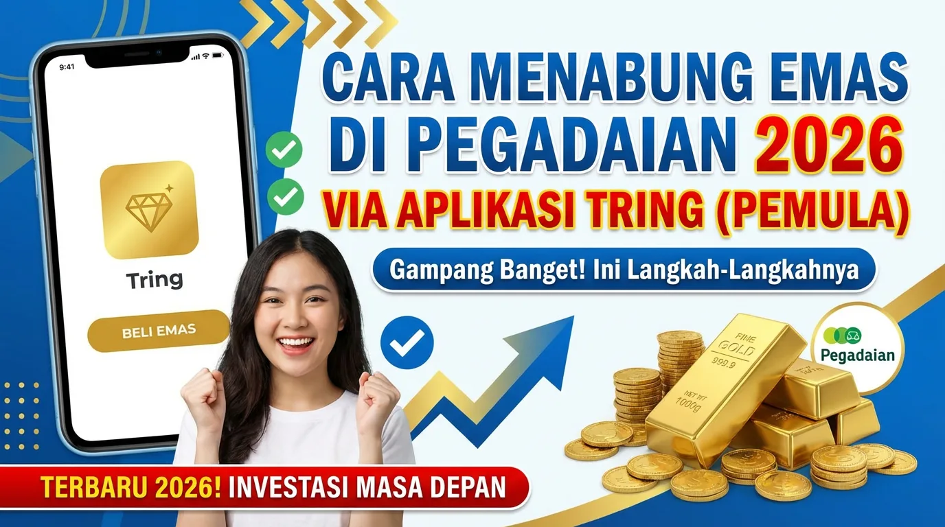 Cara Menabung Emas di Pegadaian