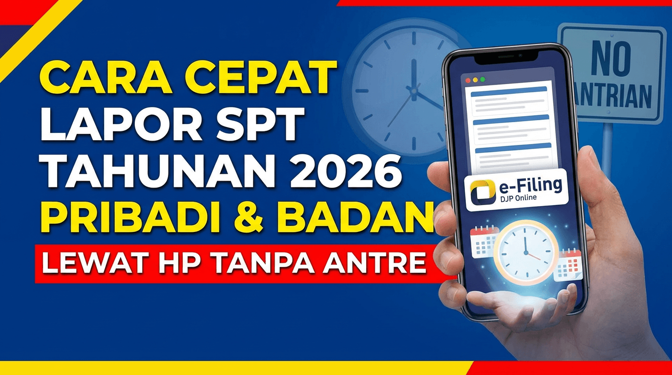 Cara Cepat Lapor SPT Tahunan