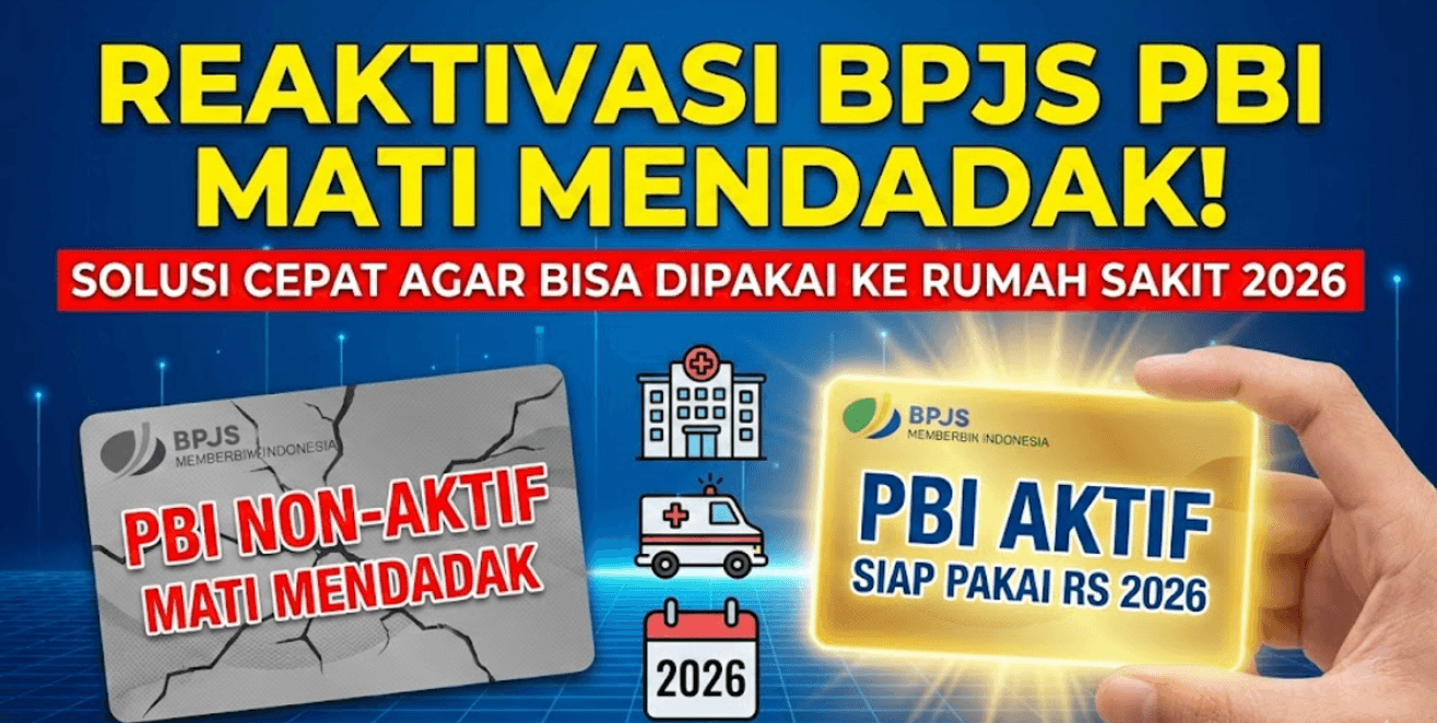 Cara Reaktivasi BPJS PBI