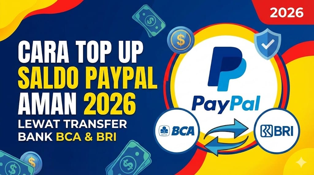 Cara Top Up Saldo PayPal