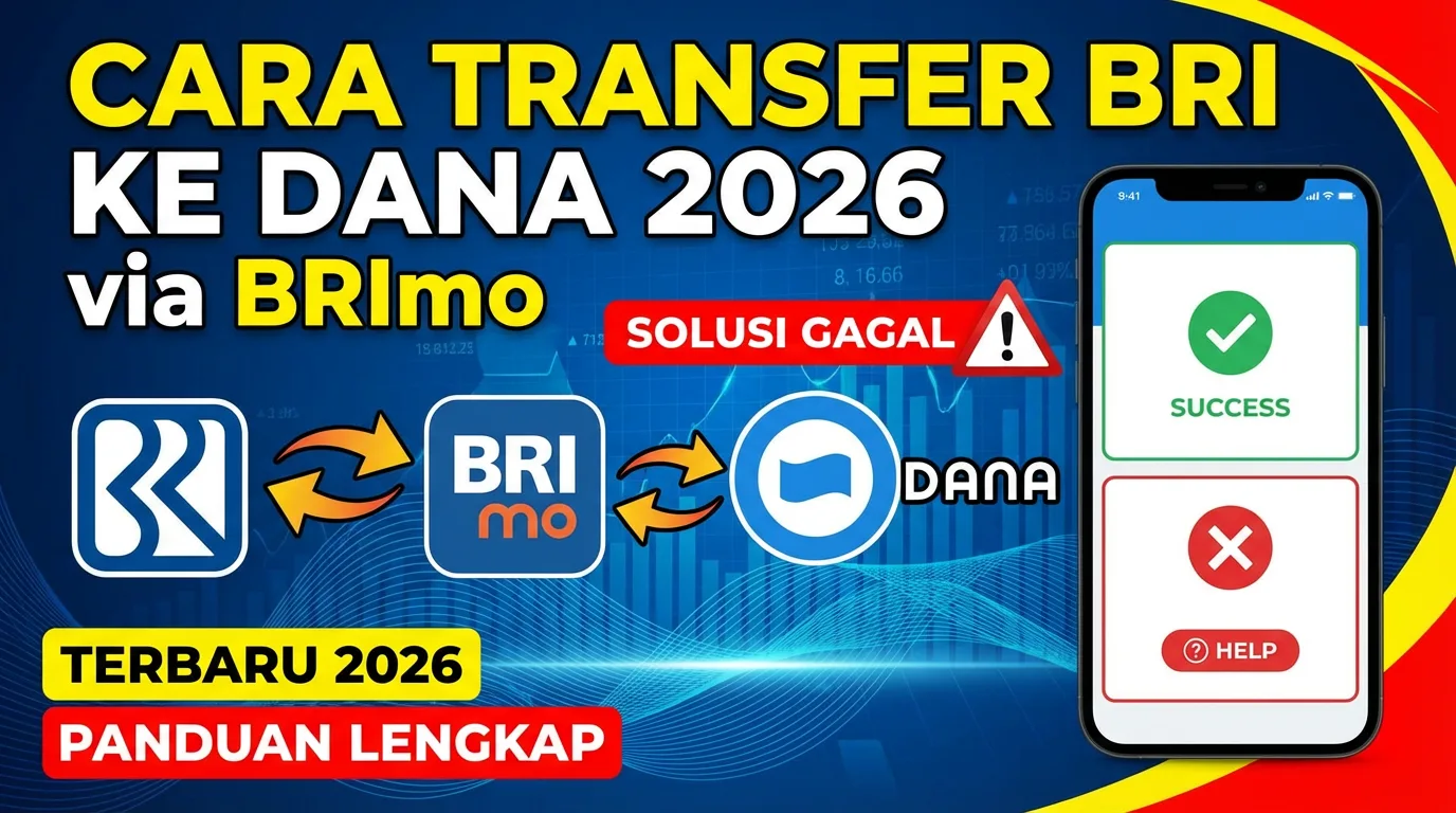Cara transfer BRI ke DANA