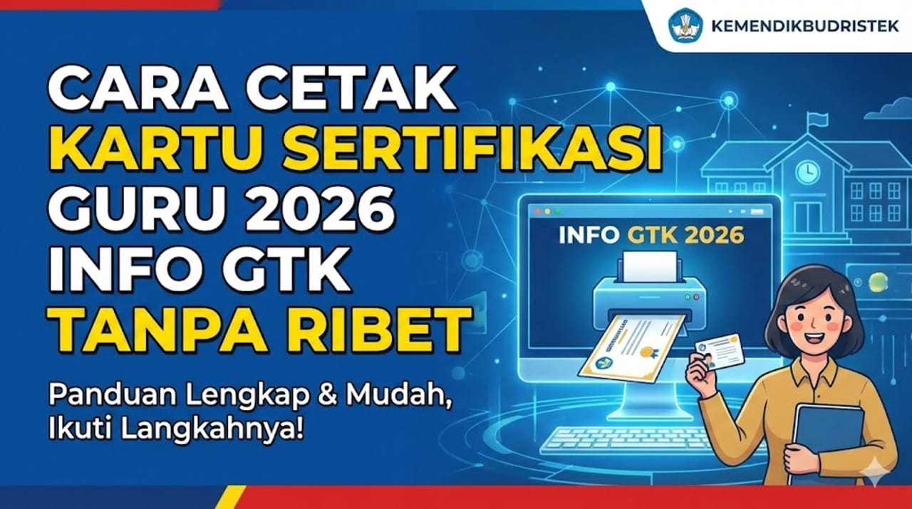 Cetak Kartu Sertifikasi Guru
