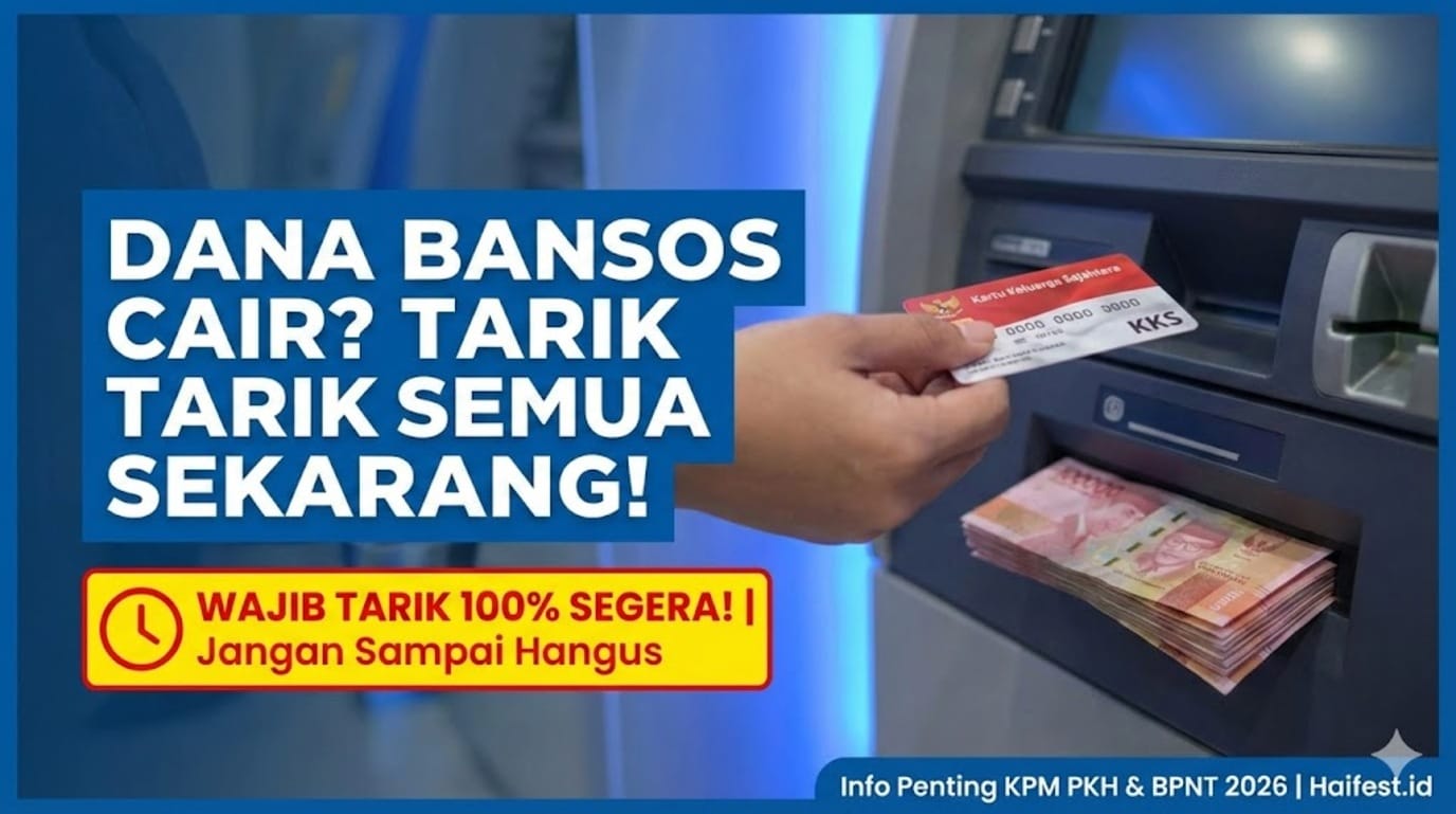 Dana Bansos Wajib Ditarik