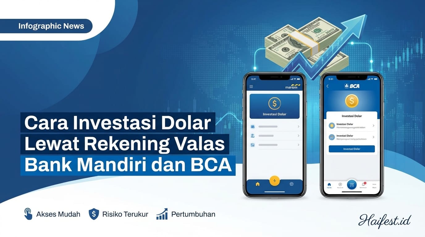 Cara Investasi Dolar Lewat Rekening Valas Bank Mandiri dan BCA