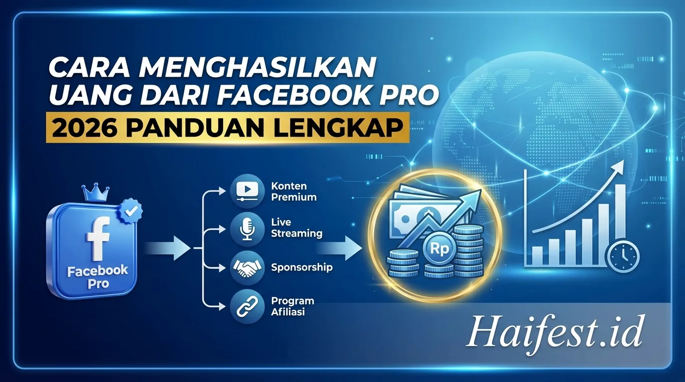 Cara Menghasilkan Uang dari Facebook Pro 2026 Panduan Lengkap