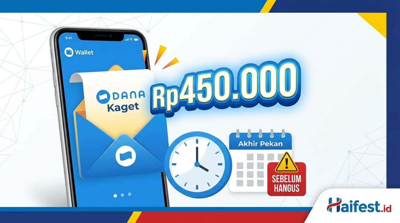 Ambil Link DANA Kaget Rp450.000 Spesial Akhir Pekan, Buka Sebelum Hangus!