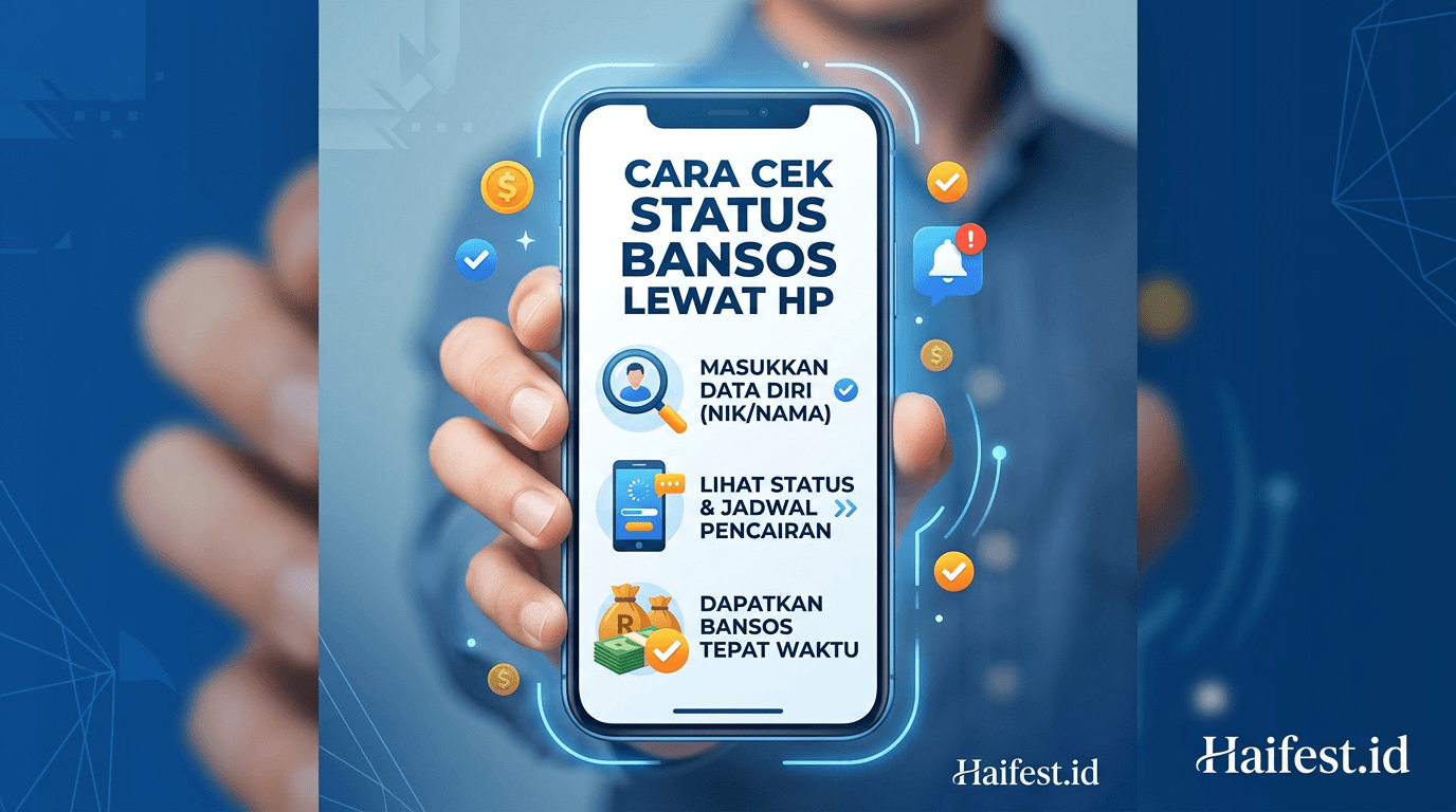 Cara Aktif Memantau Status Bansos Lewat HP Agar Tidak Ketinggalan Pencairan
