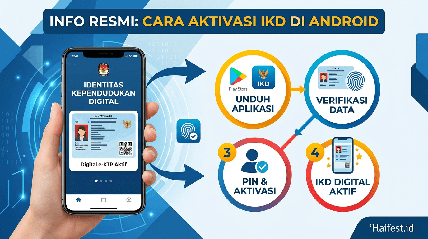 Cara Aktivasi IKD Identitas Kependudukan Digital di HP Android Anda