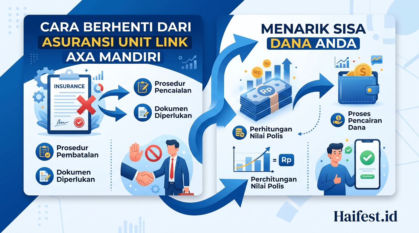 Cara Berhenti dari Asuransi Unit Link AXA Mandiri dan Menarik Sisa Dana