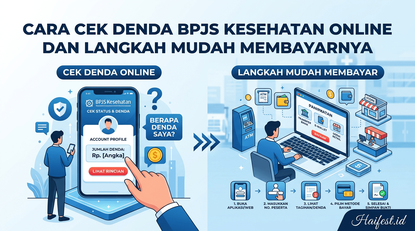 Cara Cek Denda BPJS Kesehatan Online dan Langkah Mudah Membayarnya