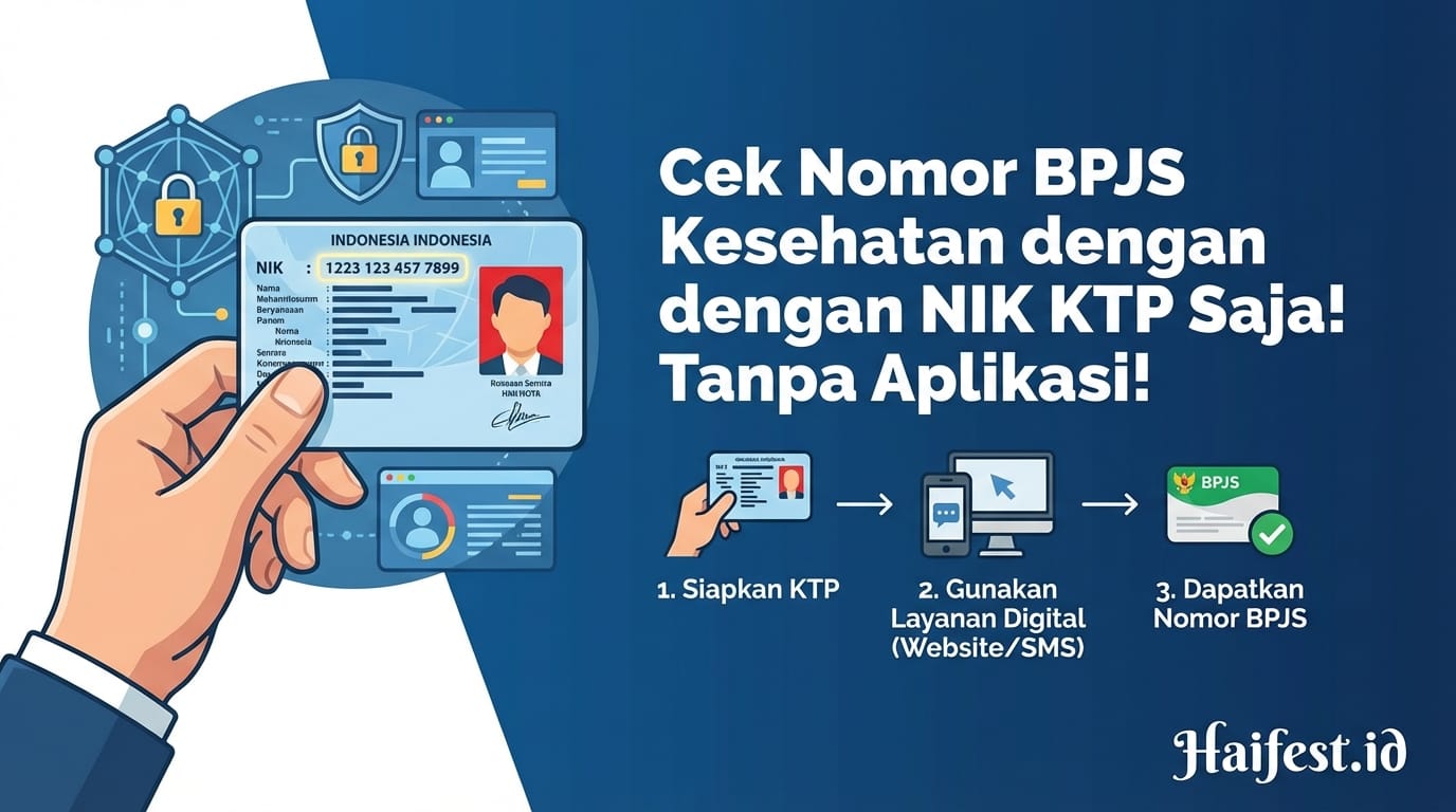 Cara Cek Nomor BPJS Kesehatan dengan NIK KTP Saja Tanpa Aplikasi!