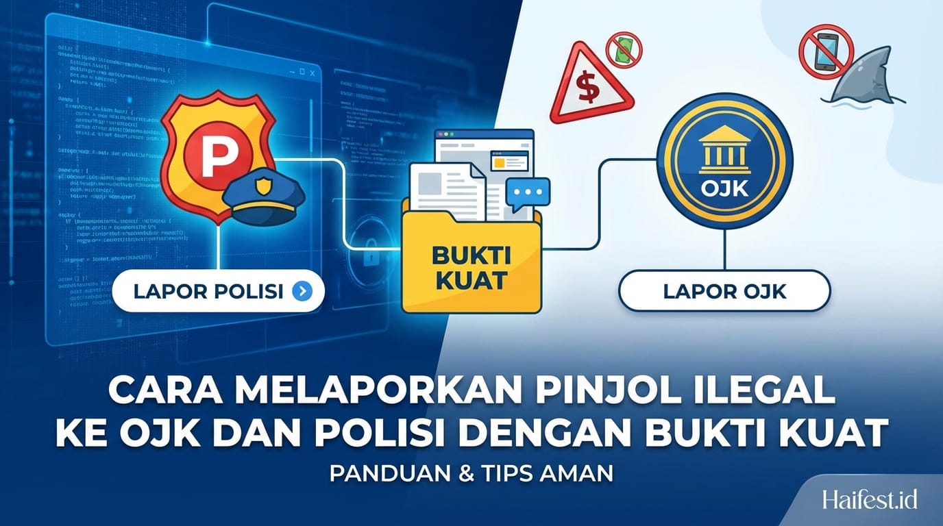 Cara Melaporkan Pinjol Ilegal ke OJK dan Polisi dengan Bukti Kuat