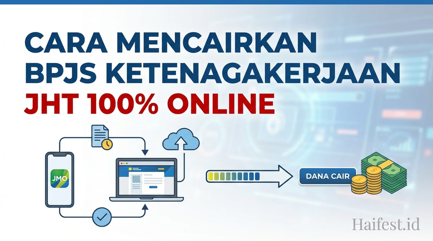 Cara Mencairkan BPJS Ketenagakerjaan JHT 100% Online