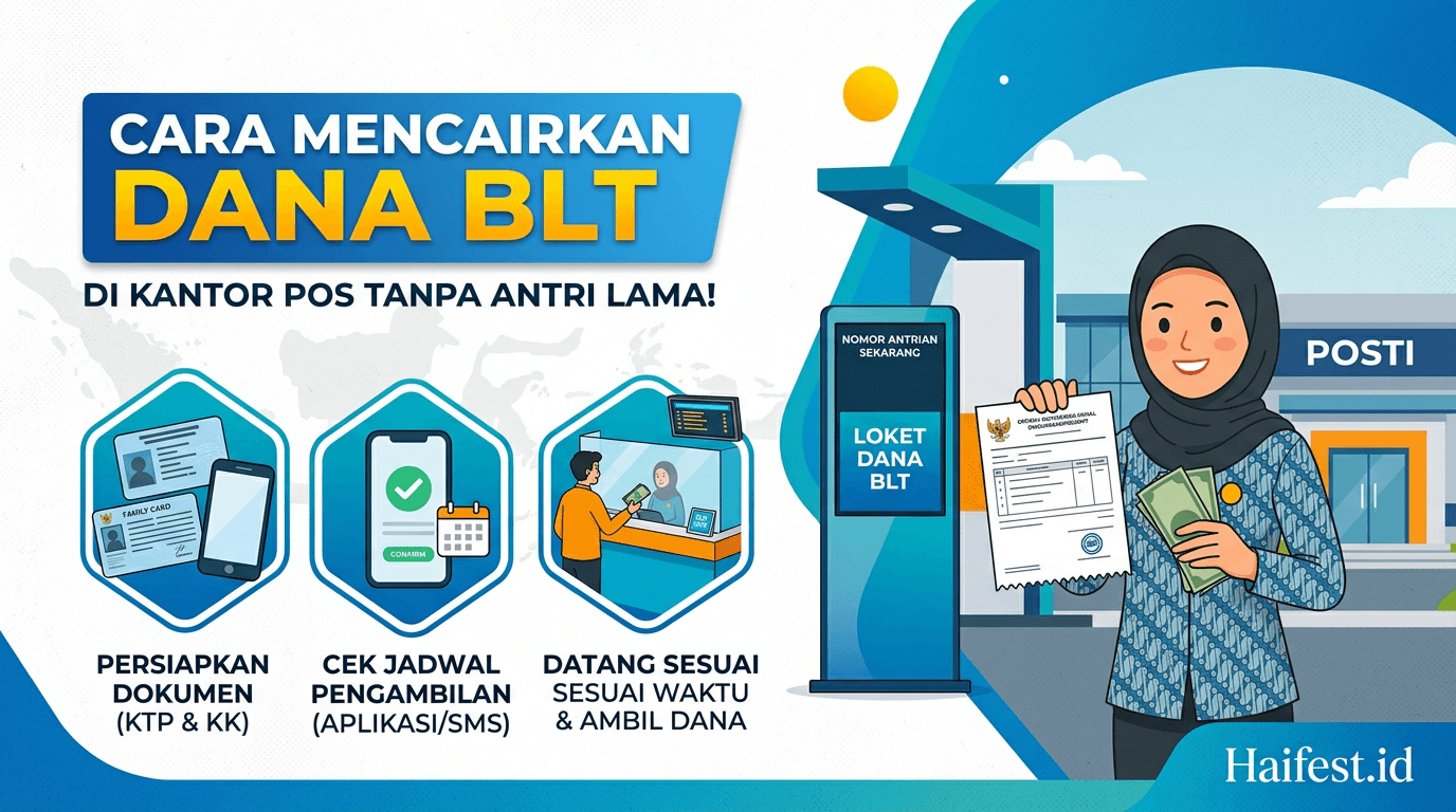 Cara Mencairkan Dana BLT di Kantor Pos Tanpa Perlu Antre Lama