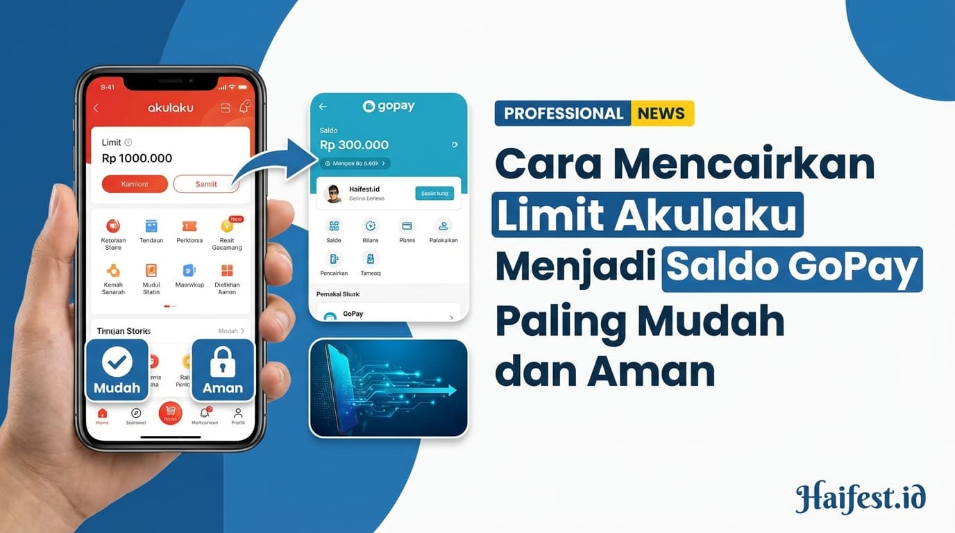 Cara Mencairkan Limit Akulaku Menjadi Saldo GoPay Paling Mudah dan Aman