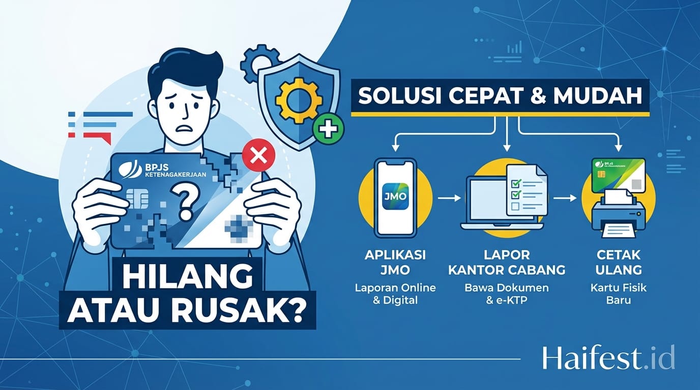 Cara Mengurus Kartu BPJS Ketenagakerjaan yang Hilang atau Rusak