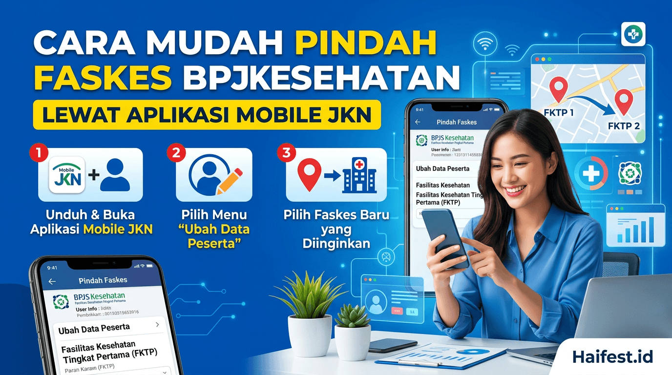 Cara Pindah Faskes Tingkat Pertama BPJS Kesehatan Lewat Aplikasi Mobile JKN
