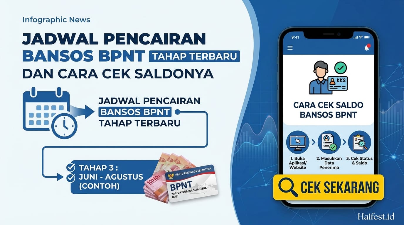 Jadwal Pencairan Bansos BPNT Tahap Terbaru dan Cara Cek Saldonya