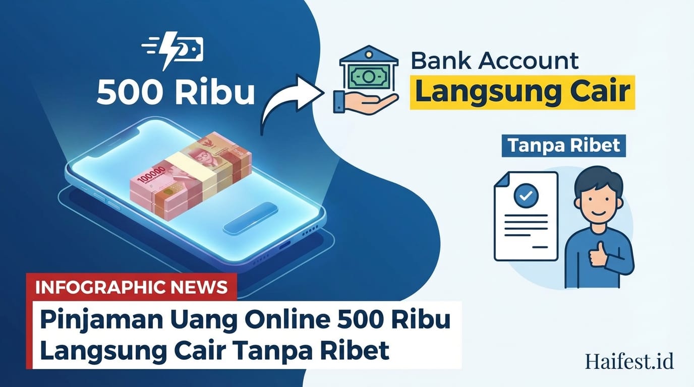 Pinjaman Uang Online 500 Ribu Langsung Cair Tanpa Ribet
