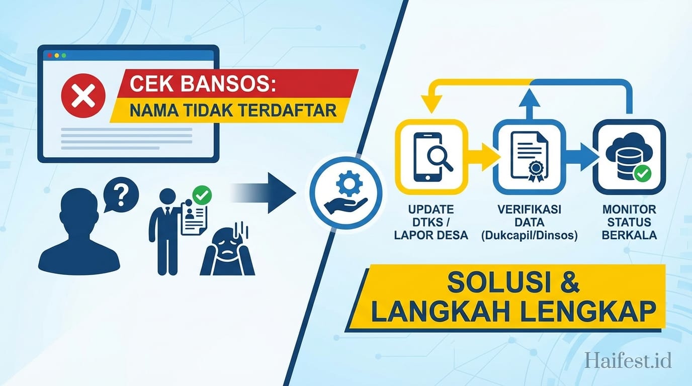 Solusi Nama Tidak Terdaftar di Cek Bansos Padahal Layak Menerima