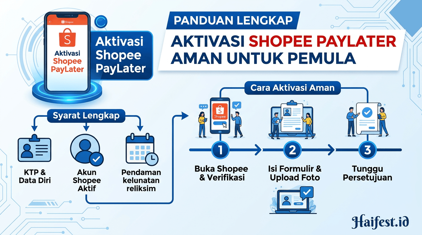 Syarat Lengkap dan Cara Aktivasi Shopee Paylater yang Aman untuk Pemula