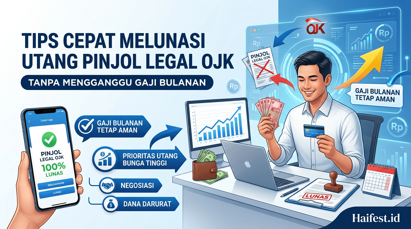 Tips Cepat Melunasi Utang Pinjol Legal OJK Tanpa Mengganggu Gaji Bulanan