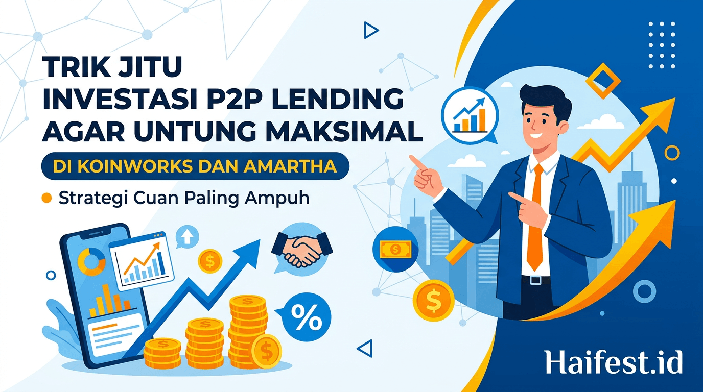 Trik Jitu Investasi P2P Lending di KoinWorks dan Amartha Agar Untung Maksimal