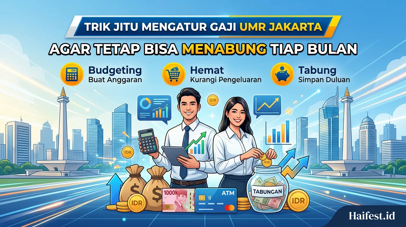 Trik Jitu Mengatur Gaji UMR Jakarta Agar Tetap Bisa Menabung Tiap Bulan