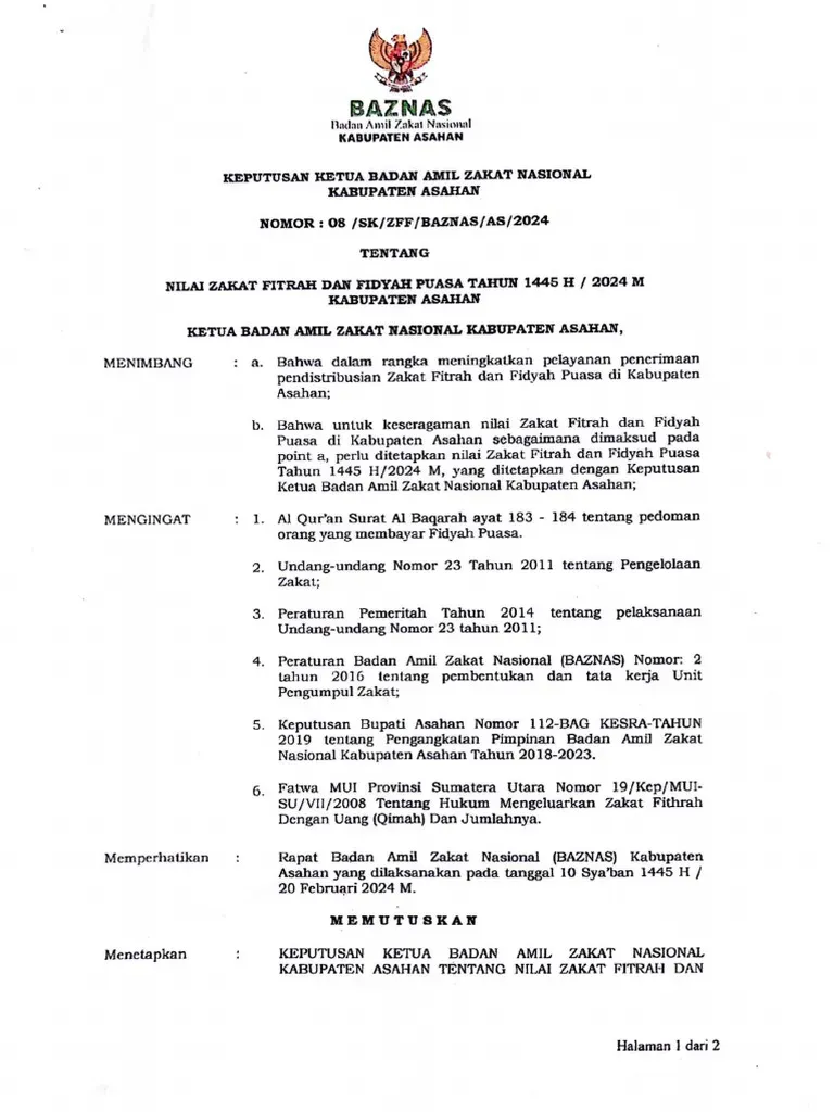 Zakat Fitrah: Nilai Ekonomi Fluktuatif? Ini Faktor Penentunya!